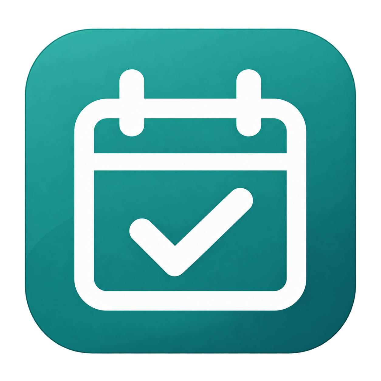 Logo Gestione pratiche: calendario con segno di spunta